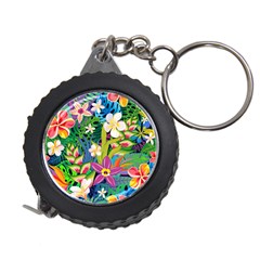 Colorful Floral Pattern Measuring Tape by designsbymallika