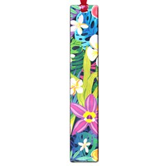 Colorful Floral Pattern Large Book Marks by designsbymallika