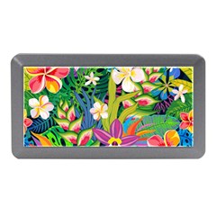 Colorful Floral Pattern Memory Card Reader (mini) by designsbymallika