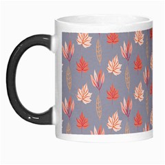 Auntumn Pretty Leaves Pattern Morph Mugs by designsbymallika