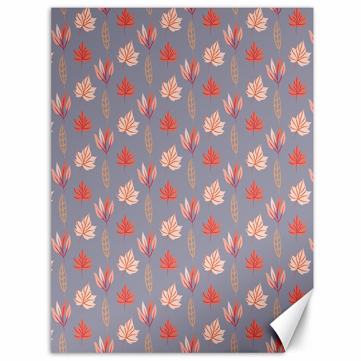 Auntumn Pretty Leaves Pattern Canvas 36  x 48 