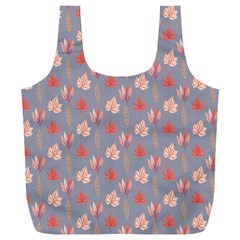 Auntumn Pretty Leaves Pattern Full Print Recycle Bag (xxxl) by designsbymallika