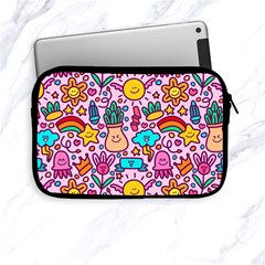 Colourful Funny Pattern Apple Ipad Mini Zipper Cases by designsbymallika