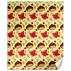 Cute Leaf Pattern Canvas 16  x 20 