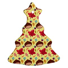 Cute Leaf Pattern Ornament (Christmas Tree) 