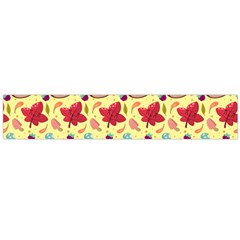 Cute Leaf Pattern Large Flano Scarf 