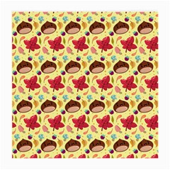 Cute Leaf Pattern Medium Glasses Cloth by designsbymallika