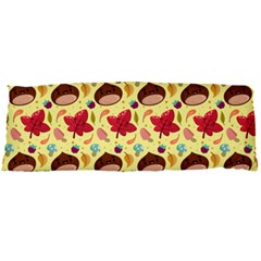 Cute Leaf Pattern Body Pillow Case Dakimakura (two Sides) by designsbymallika