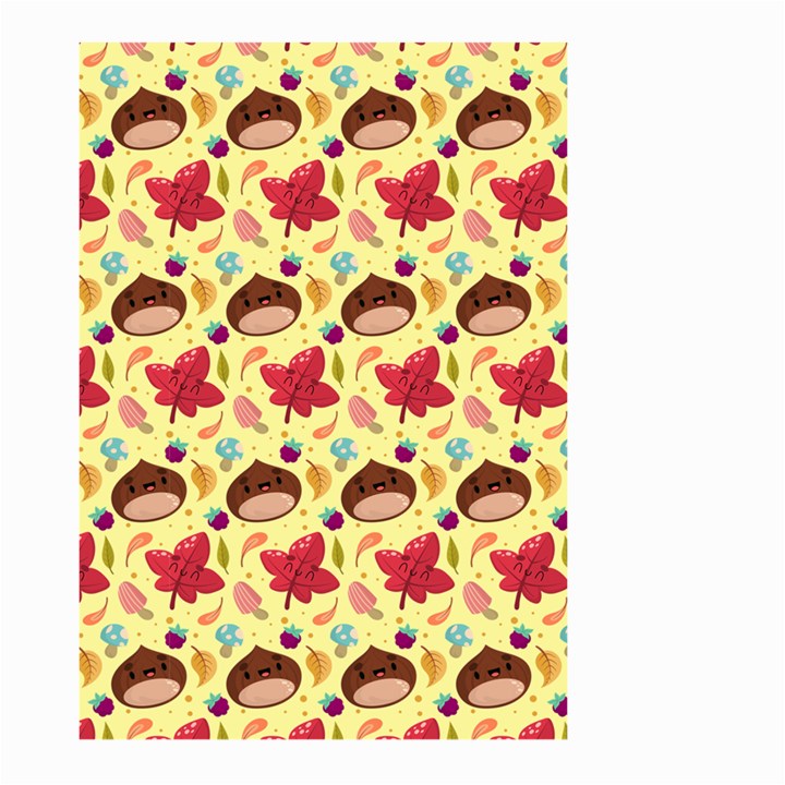 Cute Leaf Pattern Large Garden Flag (Two Sides)