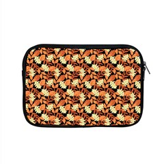 Autumn Leaves Orange Pattern Apple Macbook Pro 15  Zipper Case by designsbymallika