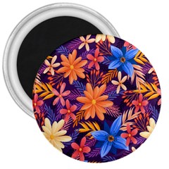 Colourful Print 5 3  Magnets by designsbymallika