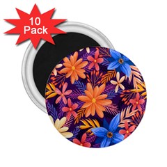 Colourful Print 5 2 25  Magnets (10 Pack)  by designsbymallika