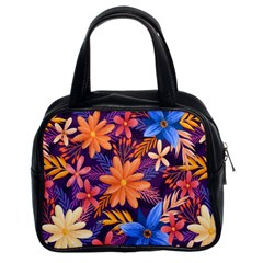 Colourful Print 5 Classic Handbag (two Sides)