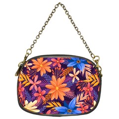 Colourful Print 5 Chain Purse (one Side) by designsbymallika