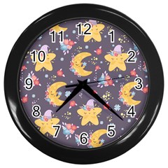 Goodnight Wall Clock (black) by designsbymallika