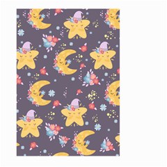 Goodnight Large Garden Flag (two Sides) by designsbymallika