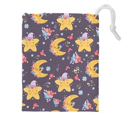 Goodnight Drawstring Pouch (4xl) by designsbymallika