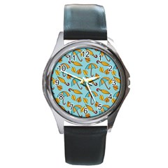 New Season Umbrella Round Metal Watch by designsbymallika