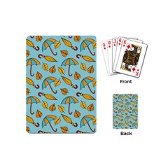 New Season Umbrella Playing Cards Single Design (mini) by designsbymallika