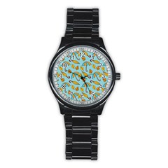 New Season Umbrella Stainless Steel Round Watch by designsbymallika