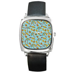 New Season Umbrella Square Metal Watch by designsbymallika