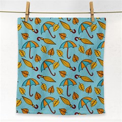 New Season Umbrella Face Towel by designsbymallika