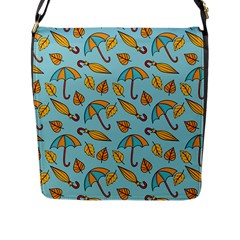 New Season Umbrella Flap Closure Messenger Bag (l) by designsbymallika