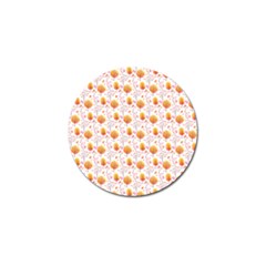 Orange Pink Tree Pattern Golf Ball Marker (10 Pack) by designsbymallika