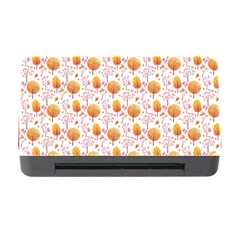 Orange Pink Tree Pattern Memory Card Reader With Cf by designsbymallika