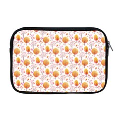 Orange Pink Tree Pattern Apple Macbook Pro 17  Zipper Case by designsbymallika