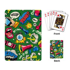 Cartoon Pattern Playing Cards Single Design (rectangle) by designsbymallika