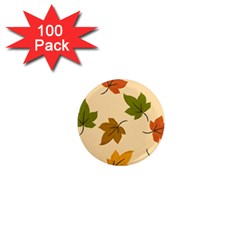 Autumn Leaves 1  Mini Magnets (100 Pack)  by DithersDesigns