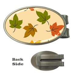 Autumn Leaves Money Clips (oval)  by DithersDesigns