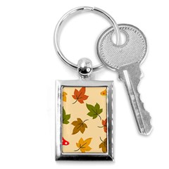 Autumn Leaves Key Chain (rectangle) by DithersDesigns