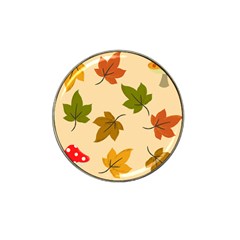 Autumn Leaves Hat Clip Ball Marker by DithersDesigns