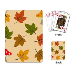 Autumn Leaves Playing Cards Single Design (rectangle) by DithersDesigns