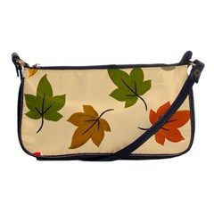 Autumn Leaves Shoulder Clutch Bag by DithersDesigns