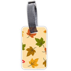 Autumn Leaves Luggage Tag (one Side) by DithersDesigns