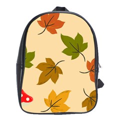 Autumn Leaves School Bag (xl) by DithersDesigns