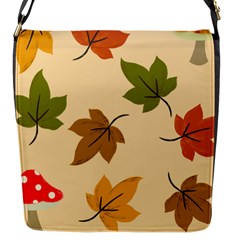 Autumn Leaves Flap Closure Messenger Bag (s) by DithersDesigns