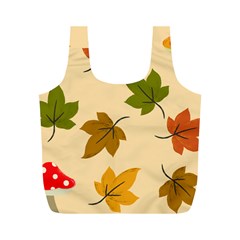 Autumn Leaves Full Print Recycle Bag (m) by DithersDesigns