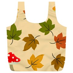 Autumn Leaves Full Print Recycle Bag (xl) by DithersDesigns