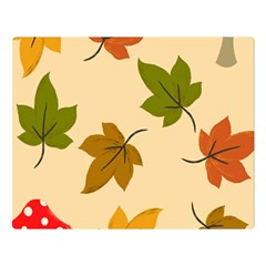 Autumn Leaves Double Sided Flano Blanket (large)  by DithersDesigns