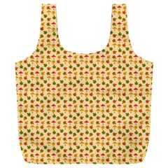 Autumn Leaves Tile Full Print Recycle Bag (xxxl)