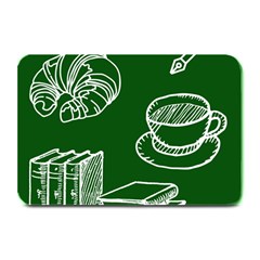 Books And Baked Goods Pattern Plate Mats by DithersDesigns