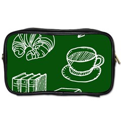 Books And Baked Goods Pattern Toiletries Bag (one Side) by DithersDesigns