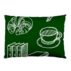 Books And Baked Goods Pattern Pillow Case (two Sides) by DithersDesigns