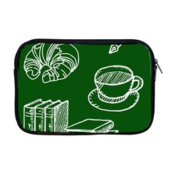 Books And Baked Goods Pattern Apple Macbook Pro 17  Zipper Case by DithersDesigns