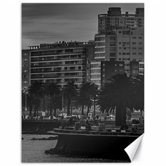 Sunset Coastal Urban Scene, Montevideo, Uruguay Canvas 18  X 24  by dflcprintsclothing