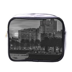 Sunset Coastal Urban Scene, Montevideo, Uruguay Mini Toiletries Bag (one Side)